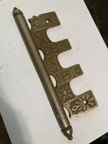 UNIQUE 9" ANTIQUE ORNATE EASTLAKE VICTORIAN CAST IRON DECORATIVE PIANO HARDWARE Cover