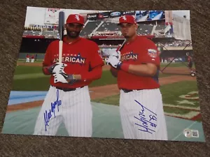 JOSE ABREU/ALEXEI RAMIREZ - WHITE SOX - DUEL SIGNED 2014 ASG - 11 X 14 PHOTO-COA - Picture 1 of 2