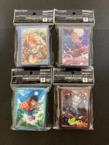 ONE PIECE Card Game Official Card Sleeves 8 / 4 Types sets 70Pcs each - Picture 1 of 2