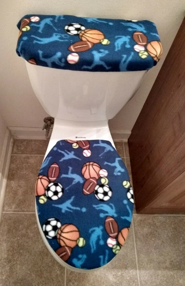 Juego de tapa de inodoro y tapa sin mangas MVP All Stars Multi Sport Balls polar  Foto 1 de 1