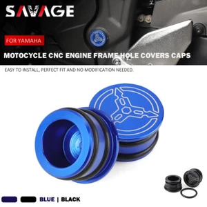 CNC Frame Hole Plug Cover for YAMAHA MT-03 MT25 03 YZF R3 R25 TT600R TT 600S - Picture 1 of 16