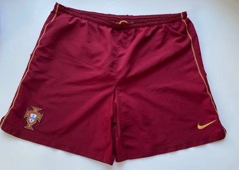 Portugal National 2002 - 2004 home men's vintage football shorts Nike size L Cover