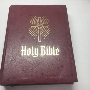 1988 KJV Heirloom Holy Bible Red Letter Edition w/ Blank Family Records Section - Imagen 1 de 13