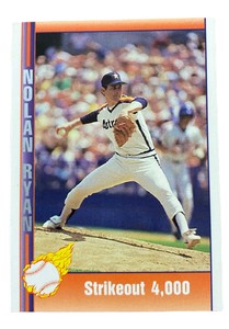 1991 Pacific Nolan Ryan Texas Express I # 46 Strikeout 4,000 - NM-MT