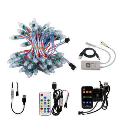 50X12mm LED Modul RGB WS2811 IC Digital Pixel Adressierbar Strip Wasserfest 5V - Bild 1 von 4