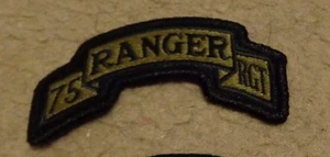 ARMY PATCH, 75TH RANGER REGIMENT ,MULTI-CAM,SCORPION, WITH HOOK LOOP FASTENER - Picture 1 of 1