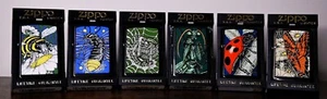 Encendedores Zippo Barrett Smythe Insectos de patio trasero, ¡juego de 6! Nuevo estado sin encender - Imagen 1 de 22