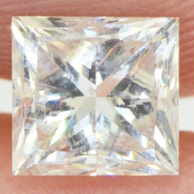 Loose Princess Shaped Diamond G Color SI1 Certified Natural Enhanced 1.01 Carat - Image 1 of 4