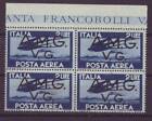 1945 - 47 Venezia Giulia Amg Vg  Posta Aerea Lire 2 Quartina ** Integra Mnh Vf