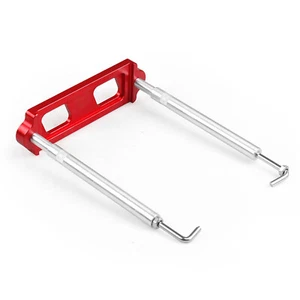 Battery Tie Down Bracket Hold Kit&J Hook For Civic Acura Integra RSX Red - Picture 1 of 6