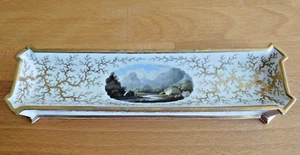 ANTIQUE WORCESTER FLIGHT BARR AND BARR PORCELAIN PEN TRAY VIEW IN CUMBERLAND - Picture 1 of 16