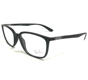 Ray-Ban Eyeglasses Frames RB7208 5204 LITEFORCE Matte Black Square 52-18-145 - Picture 1 of 12
