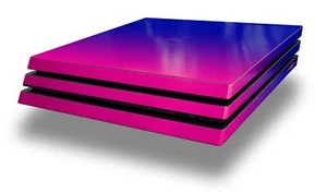 Skin für PS4 Pro Smooth Fades Hot Pink Blau Playstation 4 Konsole - Bild 1 von 3