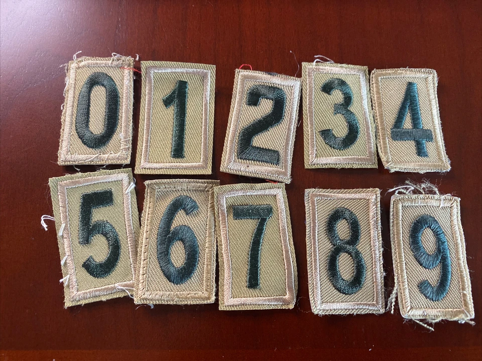 Current Style Tan Boy Scout Cub Scout Unit Number Your Choice of Number Quantity - Image 1 of 1
