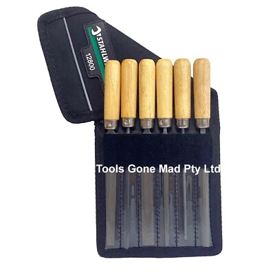 Stahlwille 72230001 6-Pc 100 mm Set Precision Warding Files 12800 - Image 1 of 3