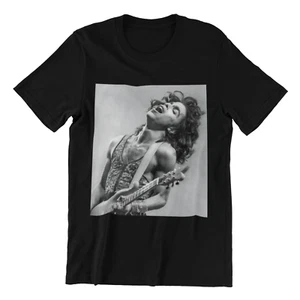 Prince T-Shirt Retro Graphic Tee Premium Cotton Unisex Music Merch Vintage-Style - Picture 1 of 8