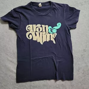 Camisa Iron & Wine American Apparel Banda Mediana T Indie Hipster Y2K Calce Bebé Camiseta - Imagen 1 de 7