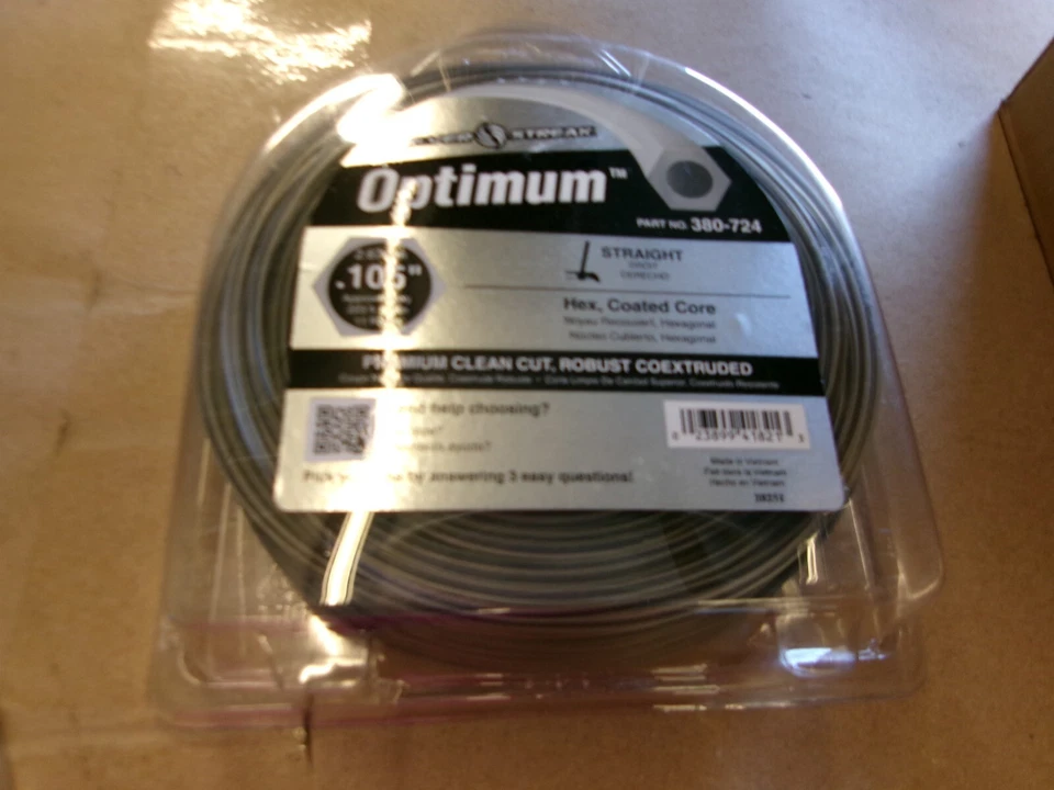 STENS 380-724 SILVER STREAK ÓPTIMA TRIMMER LINE 2,67 MM .105" 223 PIES Foto 1 de 1