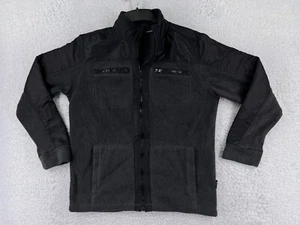 Bevery Hills Polo Club Jacket Men Small Gray Full Zip Mock Neck Polyester Fleece - Picture 1 of 15