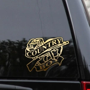 Country Boy Rifles Heart & Rose Vinyl Decal Sticker - Picture 1 of 2