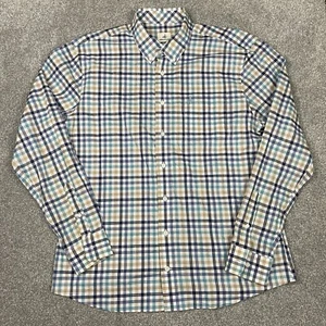 Johnnie O Shirt Mens L Niagara Damien Button Down Check Plaid Stretch Casual - Picture 1 of 9