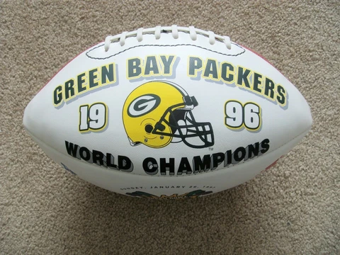 1996 Limited Edition Wilson GB Packers Super Bowl edition football Cover