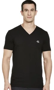 NEU❗️Calvin Klein Jeans Micro Monologo V-neck T-Shirt. Gr.L / UVP: 39,90€ - Bild 1 von 10