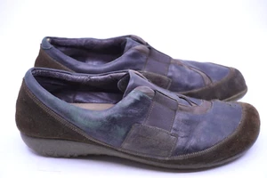 Naot Otago Gr. 41 US 10 Damen Slipper Israel Schwarz Leder Comfortschuhe - Bild 1 von 7