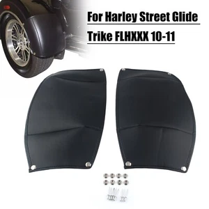 Black Rear Fender Bra For Harley Trike Tri Glide Ultra Classic FLHTCUTG 09-23 22 - Picture 1 of 10