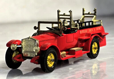 Matchbox Models of Yesteryear  Rolls Royce Feuerwehr Mannschaftswagen  11 cm - Bild 1 von 4