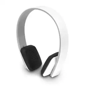 Aluratek ABH04F Bluetooth Wireless Stereo Headset Headphone White w Charger Cord - Picture 1 of 1