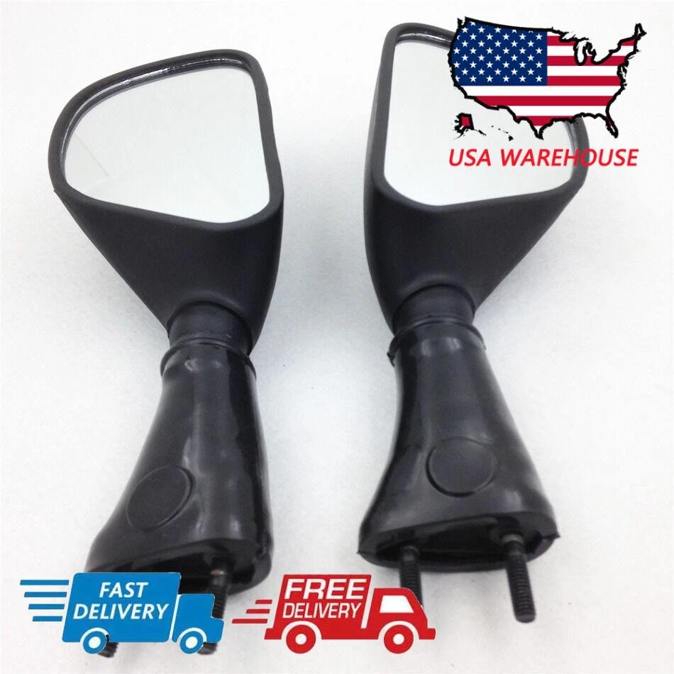 Nuevos espejos retrovisores para Kawasaki Ninja ZX6R, 1998-2003 ZX9R 2006-2008 Ninja 650R Foto 1 de 4