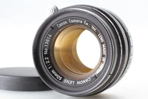 [Exc+5] Canon 50mm F/2.2 Lens for Leica L39 LTM Screw mount From JAPAN - Picture 1 of 14