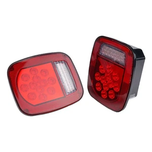 Improved Visibility with 39LED Tail Lights for Jeep For Wrangler YJ TJ CJ5 - Picture 1 of 18