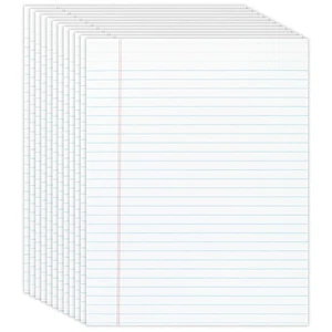 Almohadillas de escritura Office Depot Legal-Regladas Blancas Pegamento Superior, Tamaño Carta, Paquete de 12 - Imagen 1 de 6