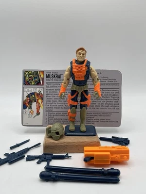 GI Joe 1993 Muskrat, в комплекте с картотекой - Изображение 1 из 4