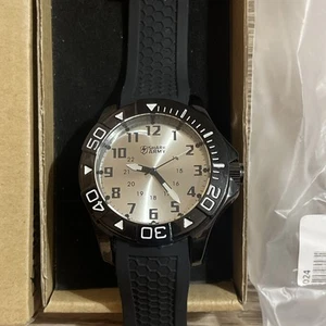 Shark Army Stainless Steel Black Watch New In Box - Picture 1 of 2