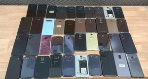 Lot x40 Android Phones - As-Is/Broken/For Parts/Repair *UNTESTED* - Photo 1 sur 24