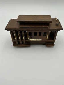 Vintage Holzeisenbahn Wagen Musical San Francisco STS Powell & Hyde Railroadiana - Bild 1 von 14