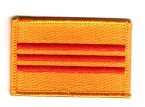 SOUTH VIETNAM 7x4.5cm Embroidered Thermal Adhesive Flag Patch New - Picture 1 of 1