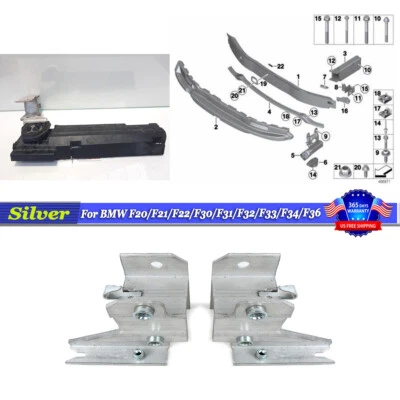 For BMW 2012-2015 F30 328i 330i 335i xDrive Front Bumper Grille Outer Support Foto 1 de 4