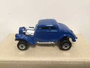 LESNEY MATCHBOX SUPERFAST MB69D WILLYS HOT ROD PREPRODUCTION BLUE no tampo - Picture 1 of 6