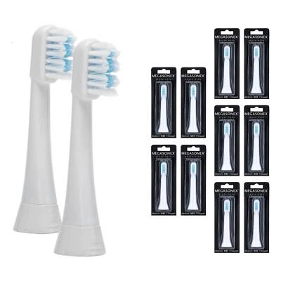 10x Megasonex Brush Heads Zig Zag - Medium - Image 1 of 4