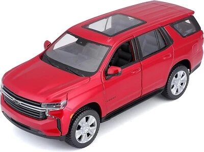2021 Chevrolet Tahoe 1/26 Scale Diecast Car Model by Maisto - RED - Image 1 of 4