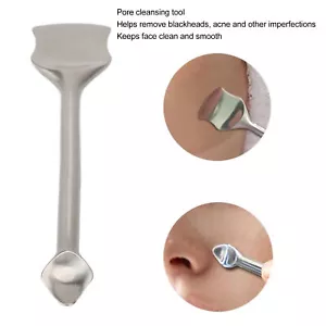 Blackhead Remover Facial Pore Cleaner Scraper Skin Scrubber Spatula Pore HR6 - Picture 1 of 22