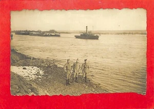 RHEIN RHIN (D) CARTE POSTALE PHOTO " OCCUPATION DE LA RUHR " - Picture 1 of 2