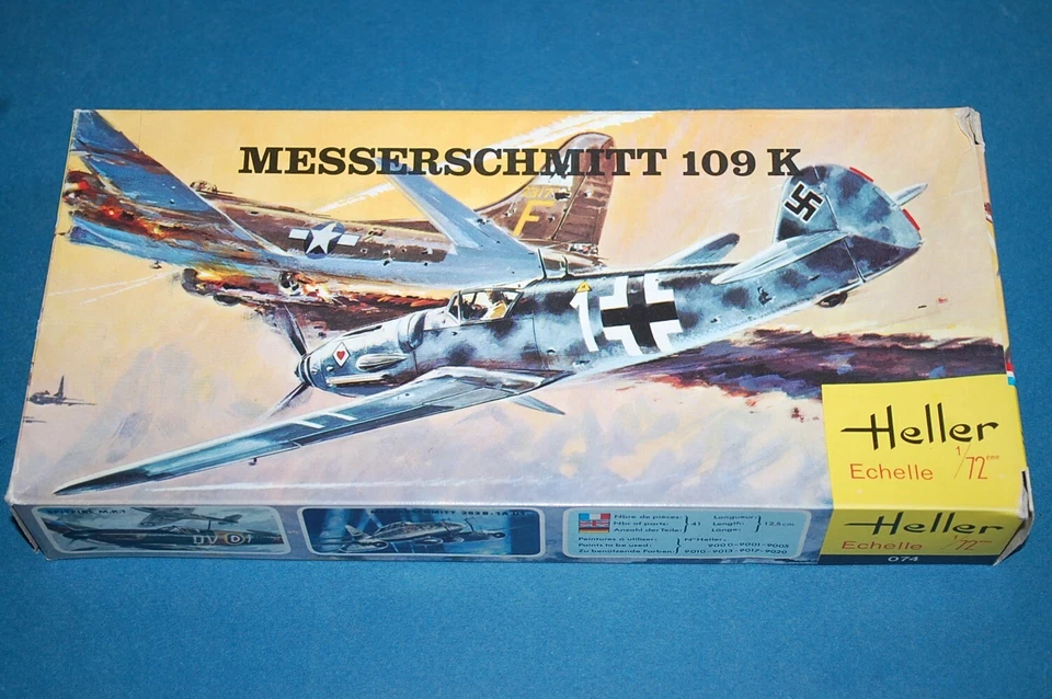 HELLER 074 - Messerschmitt 109 K scala 1/72 - Immagine 1 di 1