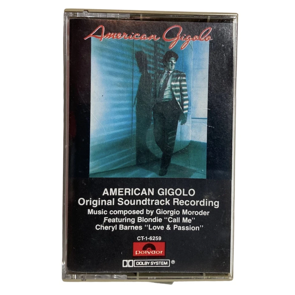 American Gigolo Original Soundtrack Cassette Tape 1980 Giorgio Moroder Polydor - Image 1 of 4