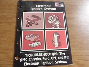 Vintage 1975 Champion Electronic Ignitions Systems Service Manual Book Ford GM - Picture 1 of 4