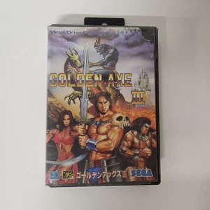 Golden Axe III Sega Mega Drive Case + Cartridge Japanese - Picture 1 of 7